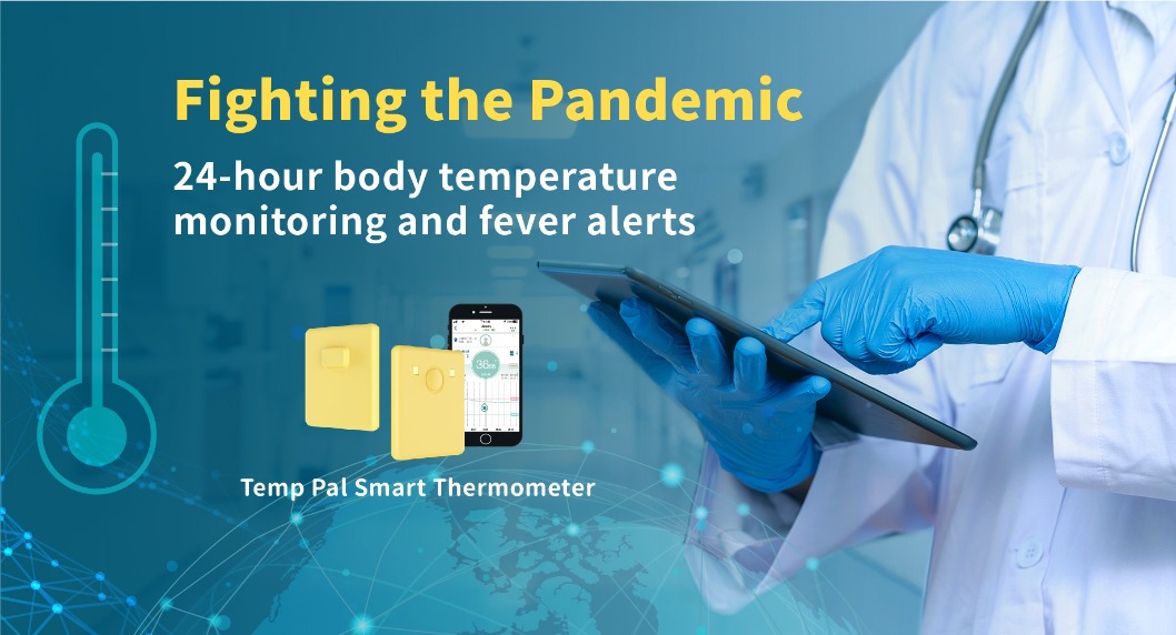 can a wearable thermometer minimize our COVID-19 stress? temp pal thinks so